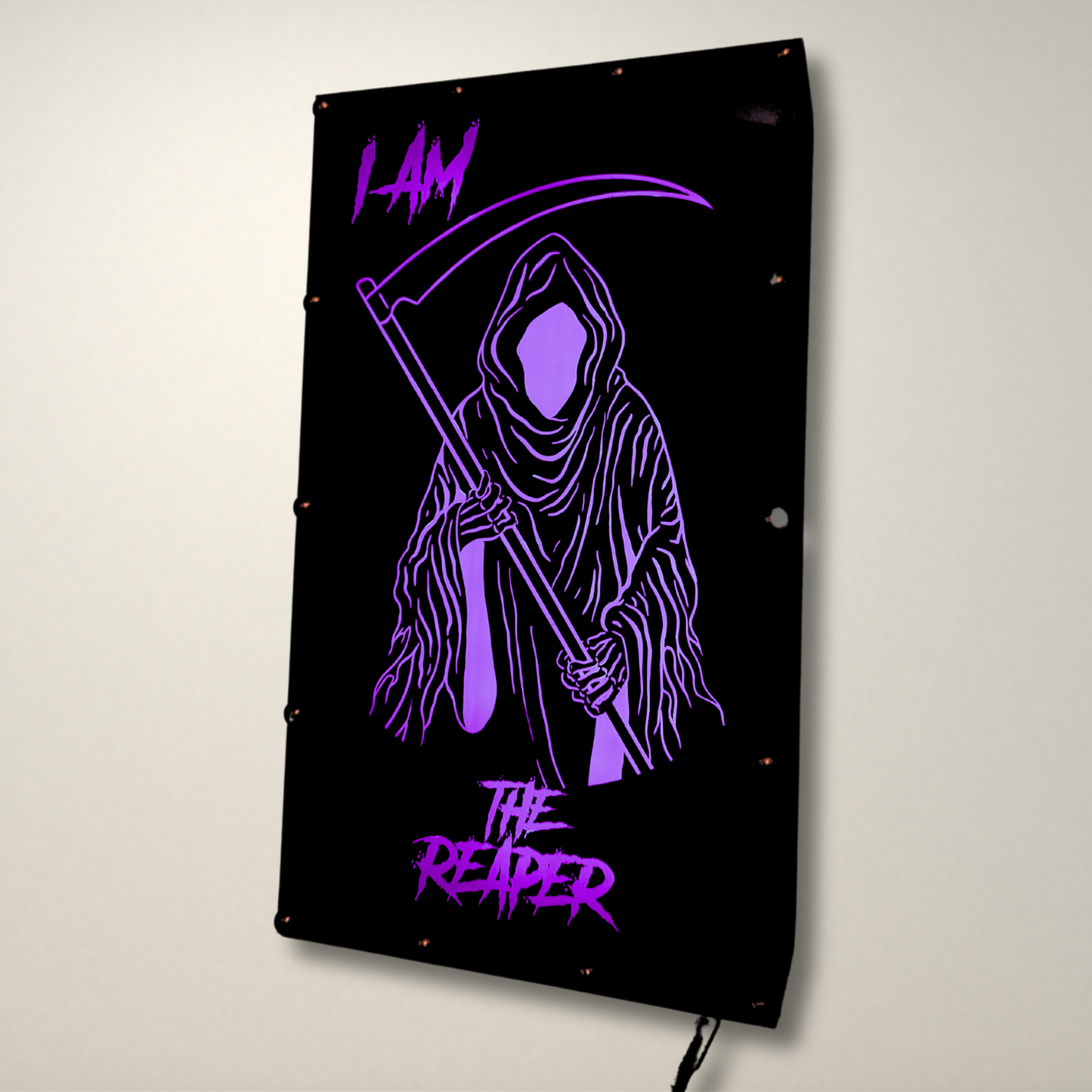 I Am The Reaper LED Lightbox