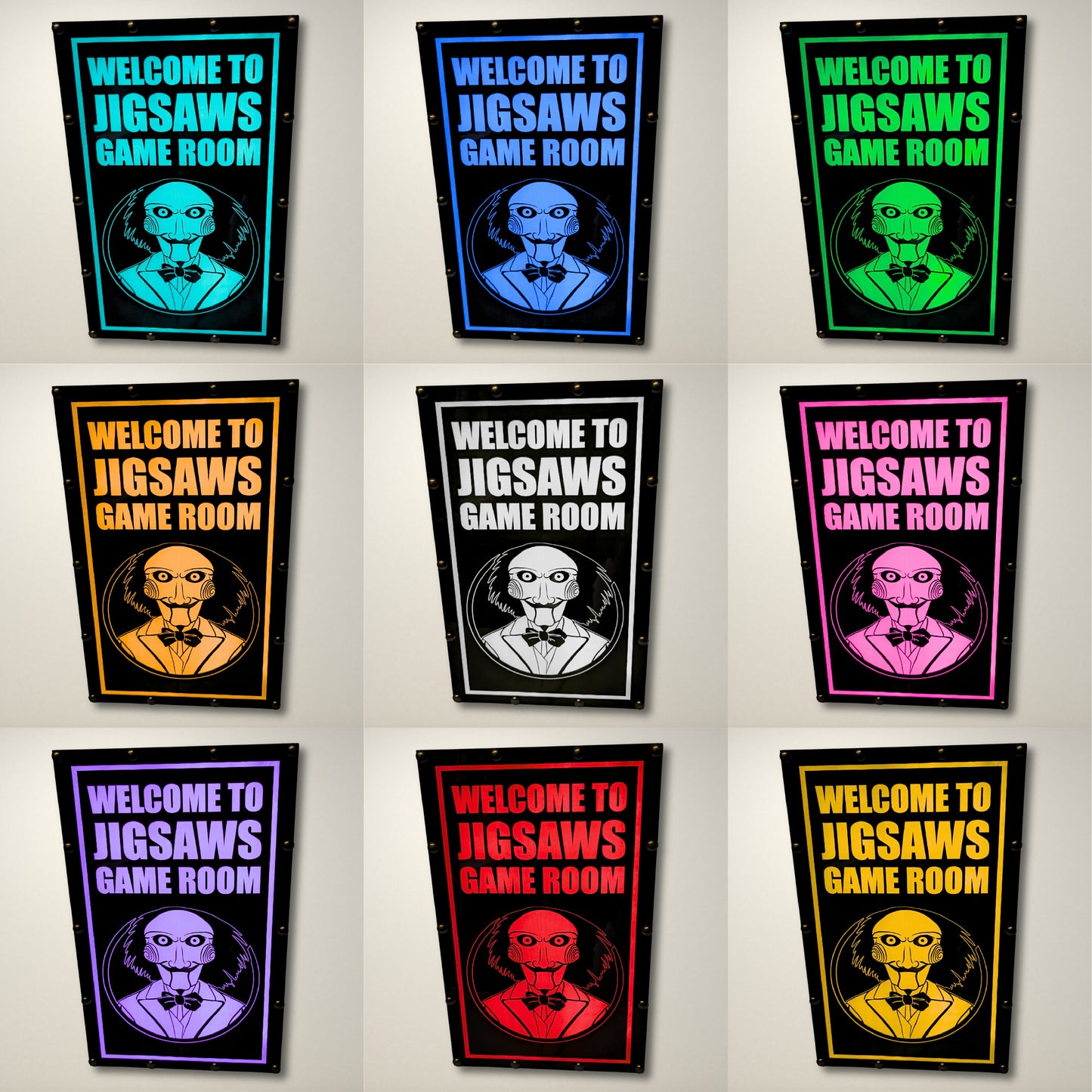 Welcome to Jigsaw's Game Room LED Lightbox
