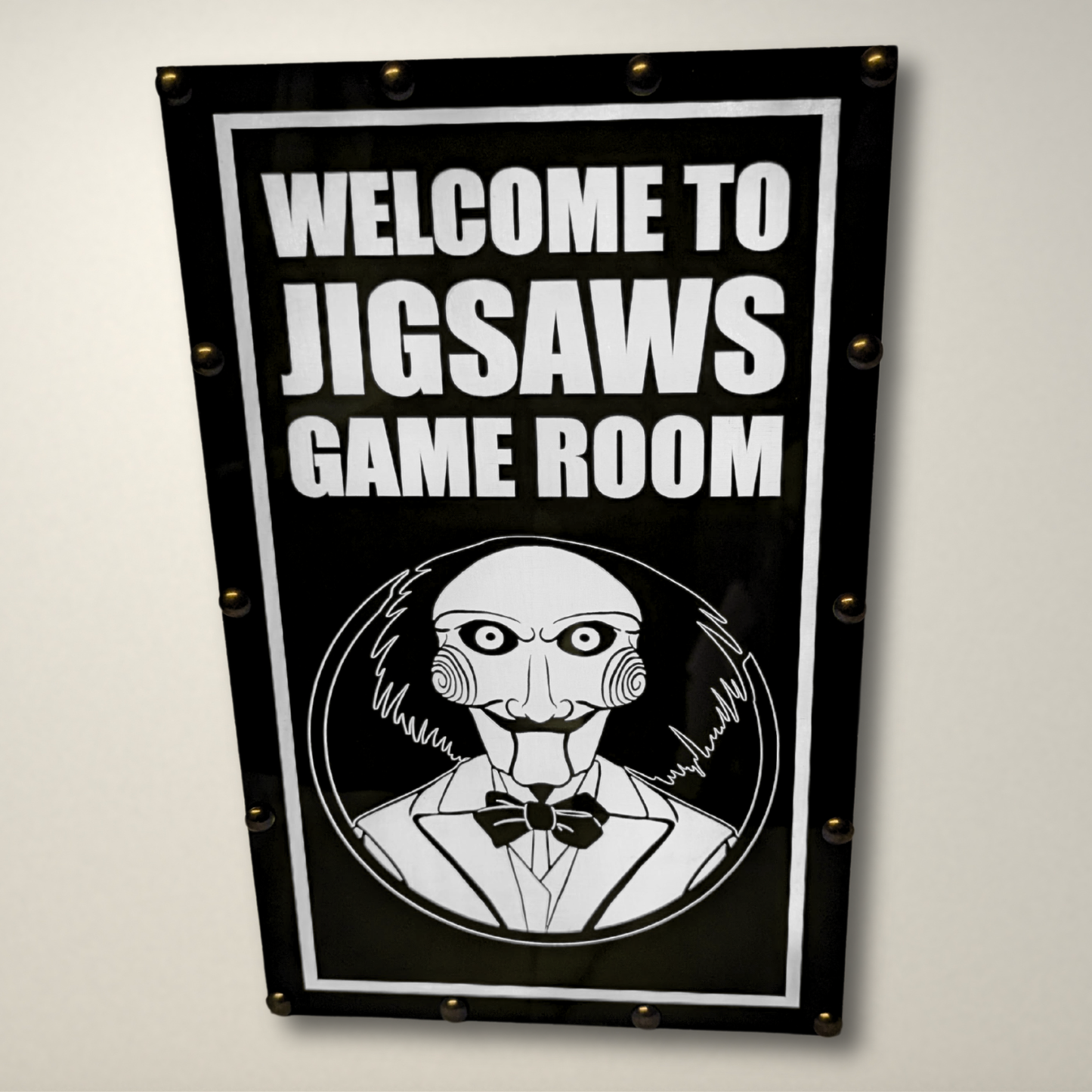 Welcome to Jigsaw's Game Room LED Lightbox