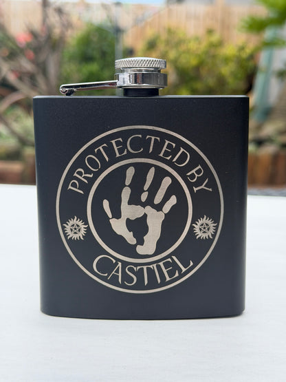 Protected by Castiel Hipflask