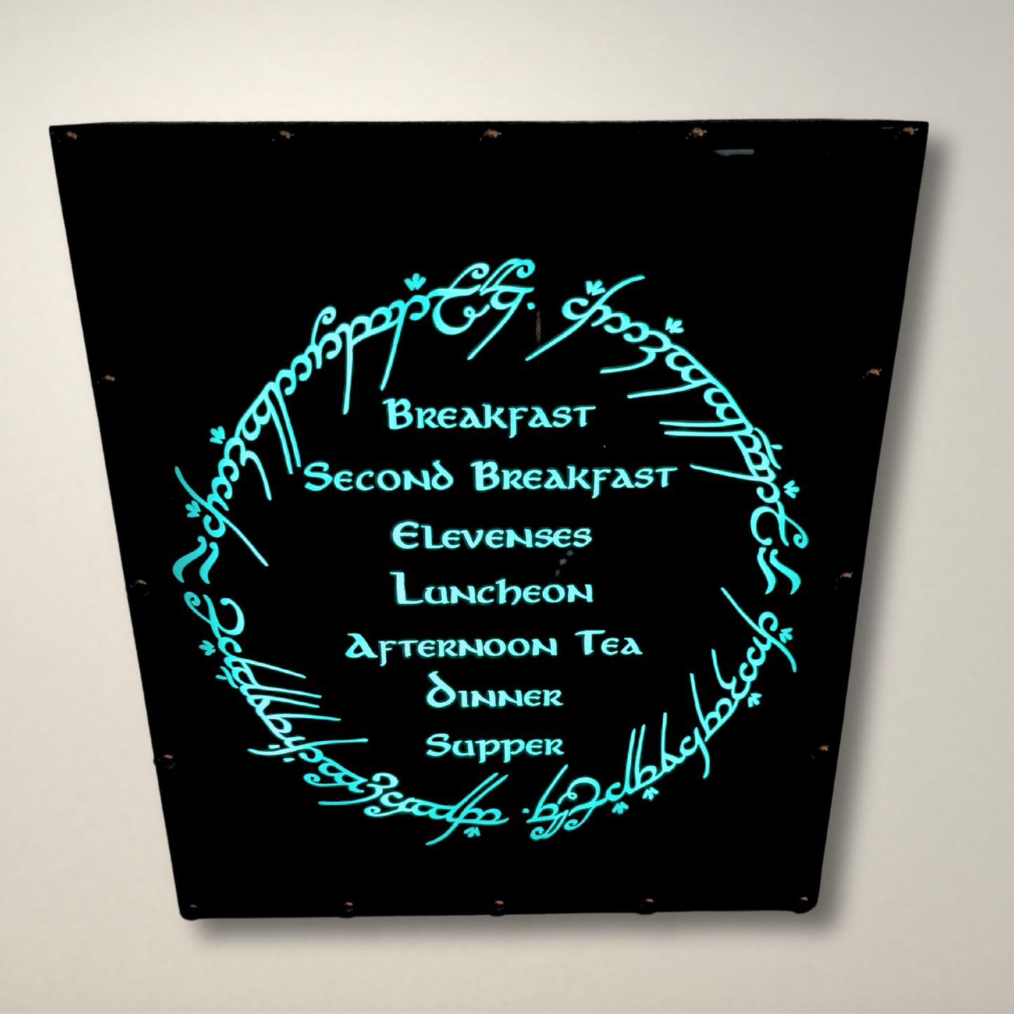 Lord of the Rings Hobbit Meals LED Lightbox Large