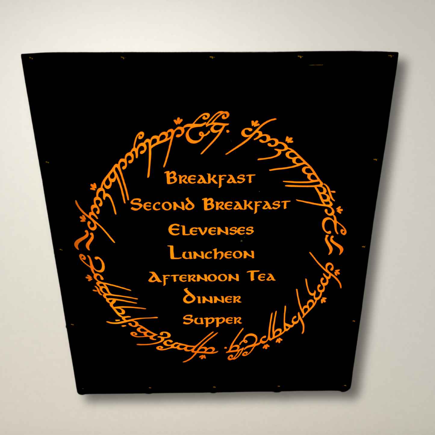 Lord of the Rings Hobbit Meals LED Lightbox Large