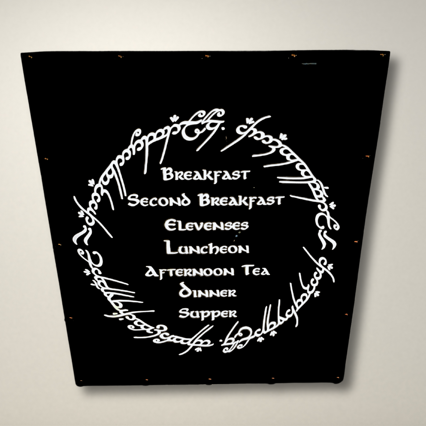 Lord of the Rings Hobbit Meals LED Lightbox Large