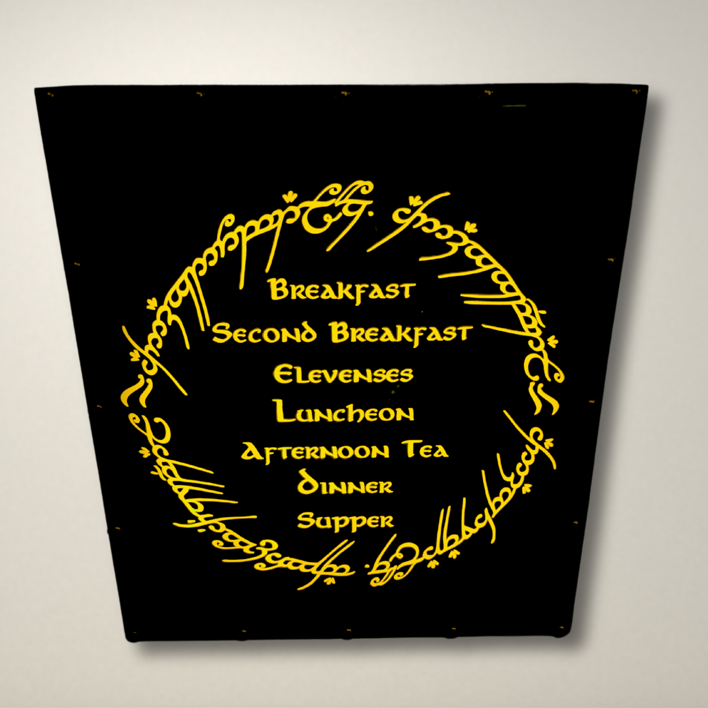 Lord of the Rings Hobbit Meals LED Lightbox Large