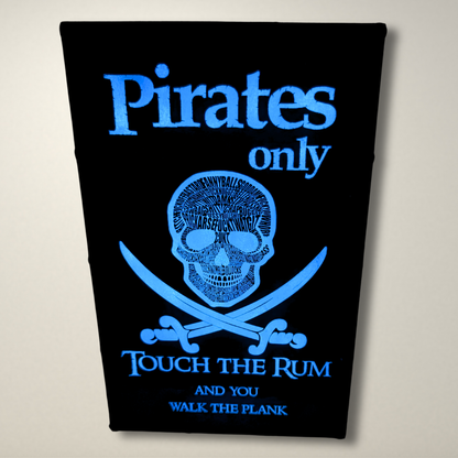 Pirate LED Lightbox (Swear words Skull)