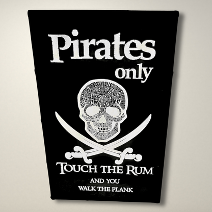 Pirate LED Lightbox (Swear words Skull)