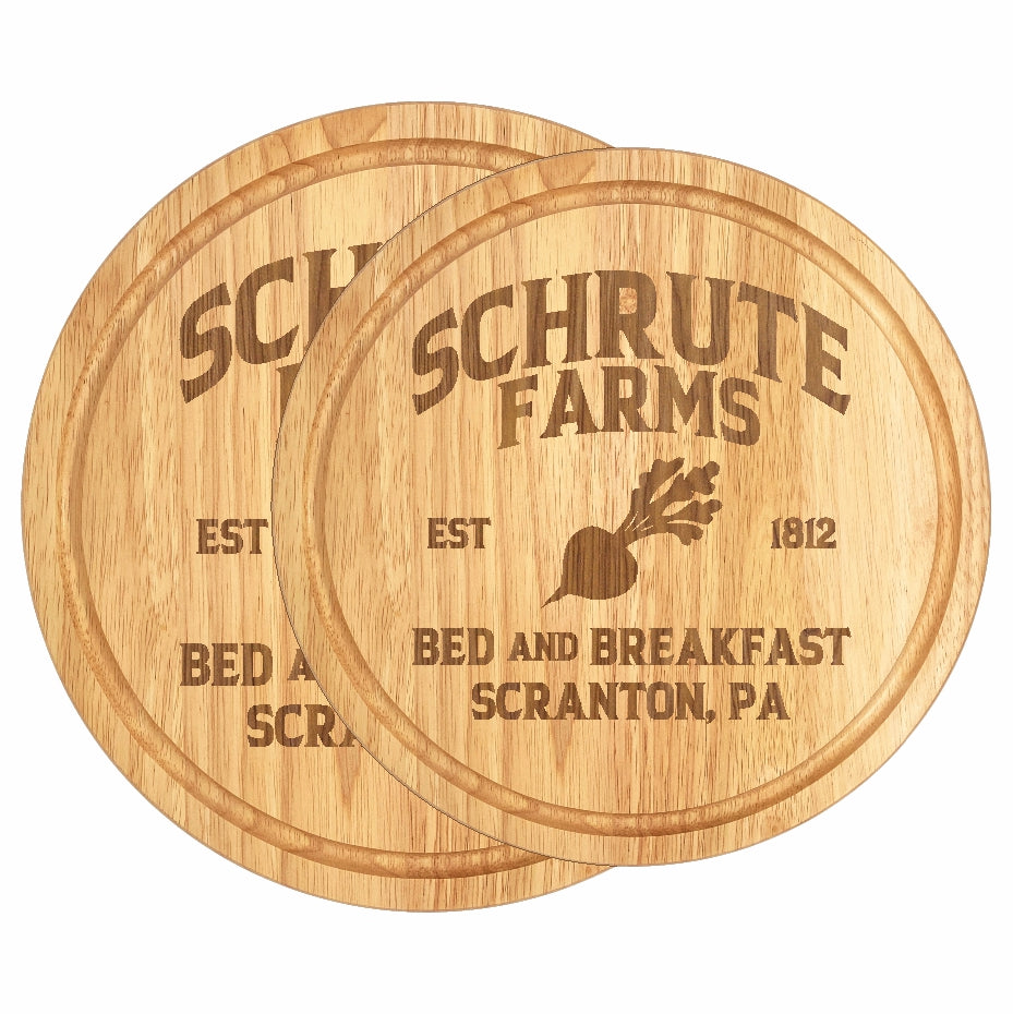 The Office Schrute Farms inspired pizza/bread board