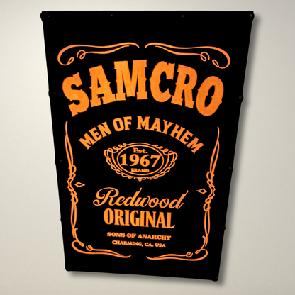 SAMCRO Whiskey LED LIGHTBOX