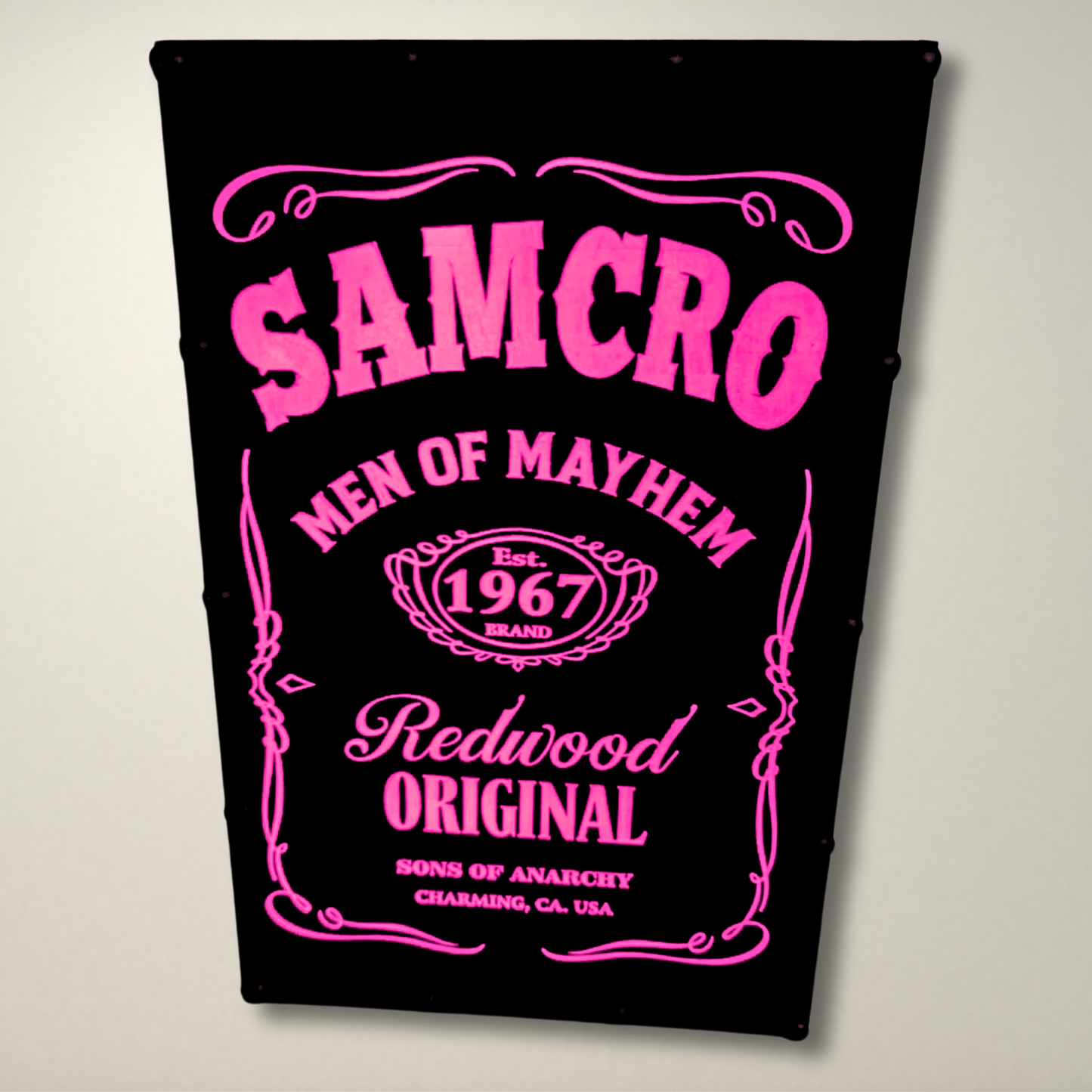 SAMCRO Whiskey LED LIGHTBOX