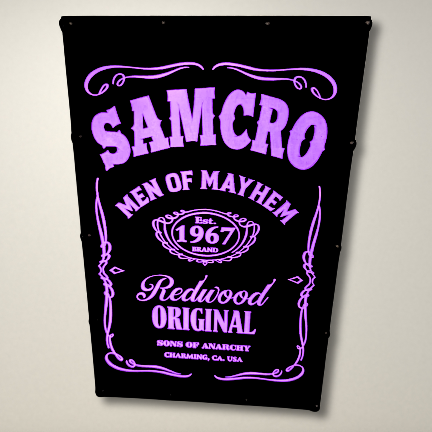 SAMCRO Whiskey LED LIGHTBOX