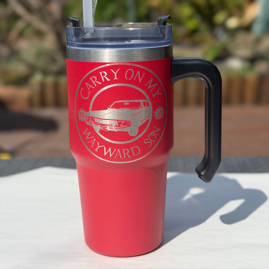 Supernatural Impala Baby Carry On 591ml HANDLE Insulated Cup