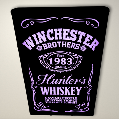 Supernatural Winchester Brothers Hunters Whiskey LED Lightbox