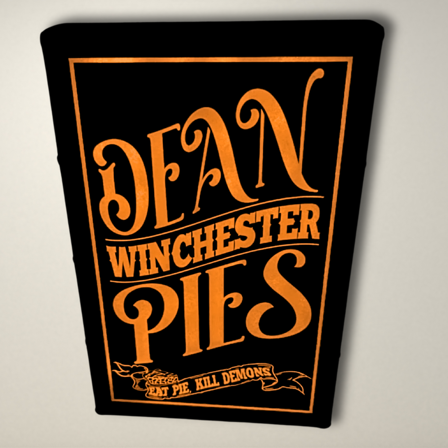 Supernatural Inspired Dean Winchester Pies LED Lightbox