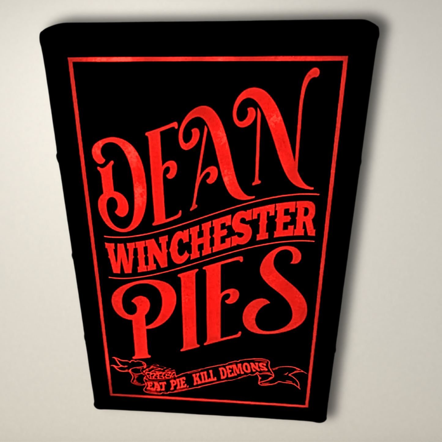 Supernatural Inspired Dean Winchester Pies LED Lightbox