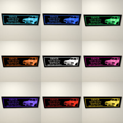 Supernatural Driver picks the music LED Lightbox