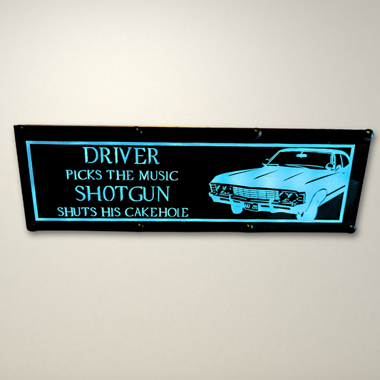 Supernatural Driver picks the music LED Lightbox