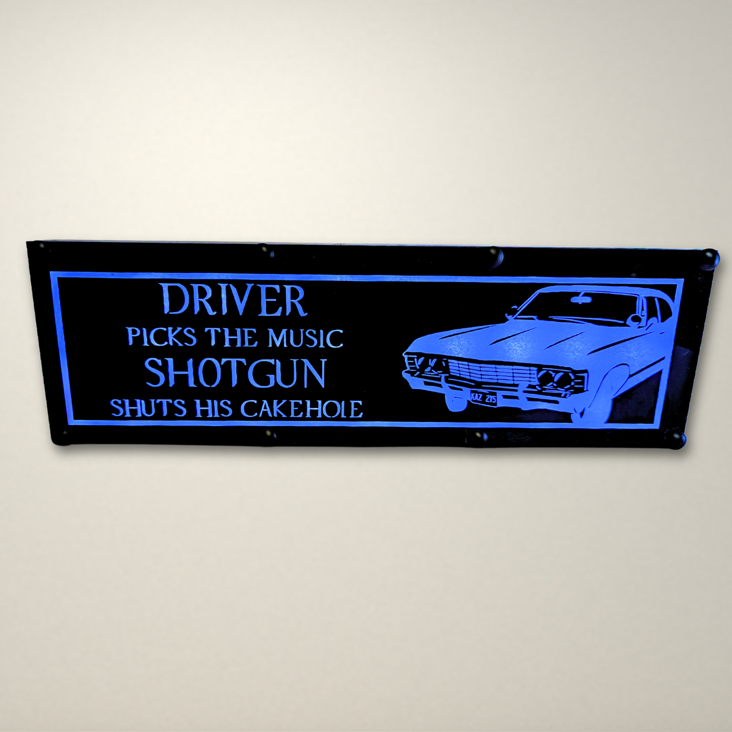 Supernatural Driver picks the music LED Lightbox