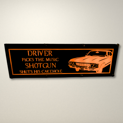 Supernatural Driver picks the music LED Lightbox