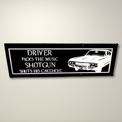 Supernatural Driver picks the music LED Lightbox