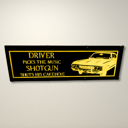 Supernatural Driver picks the music LED Lightbox