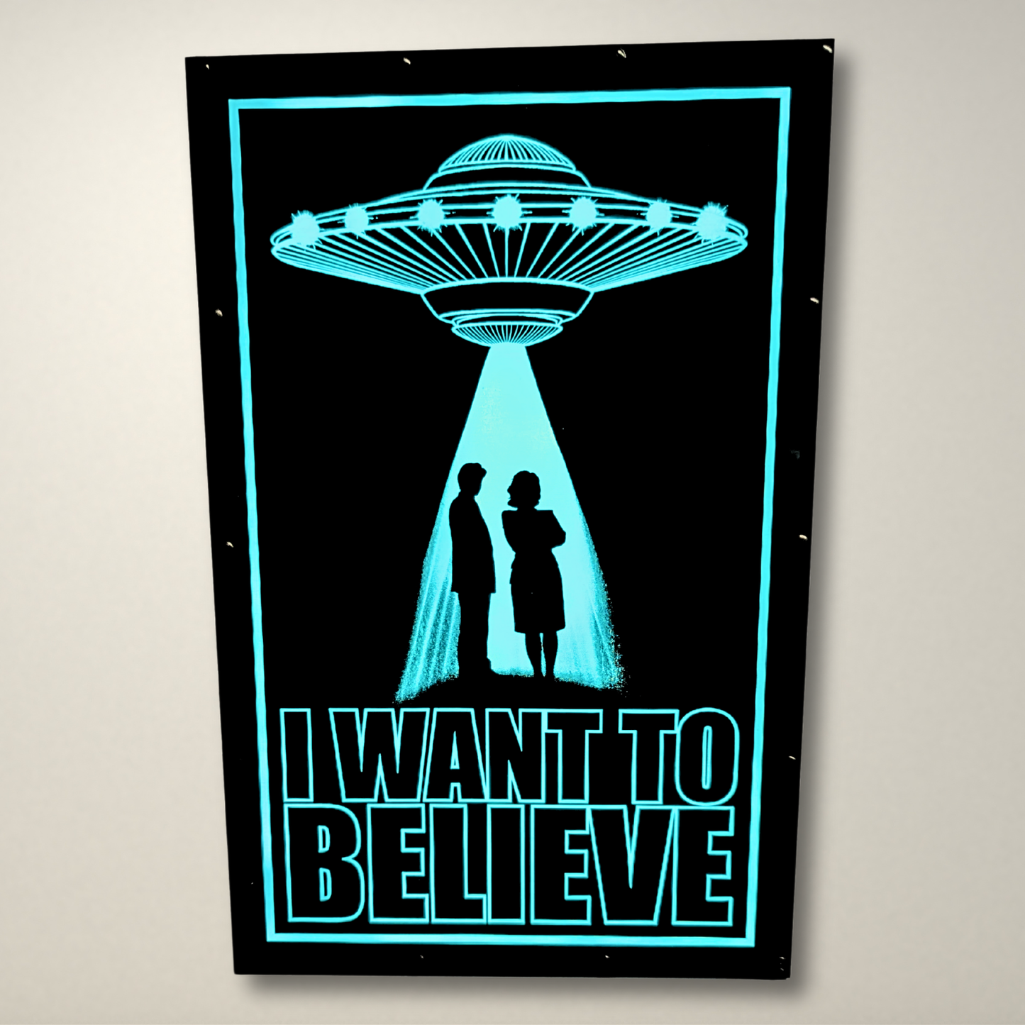 X-Files inspired LED Light Box