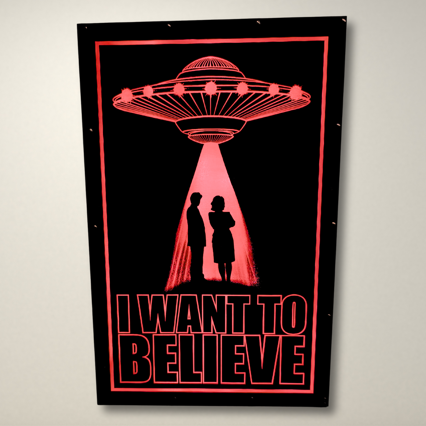 X-Files inspired LED Light Box