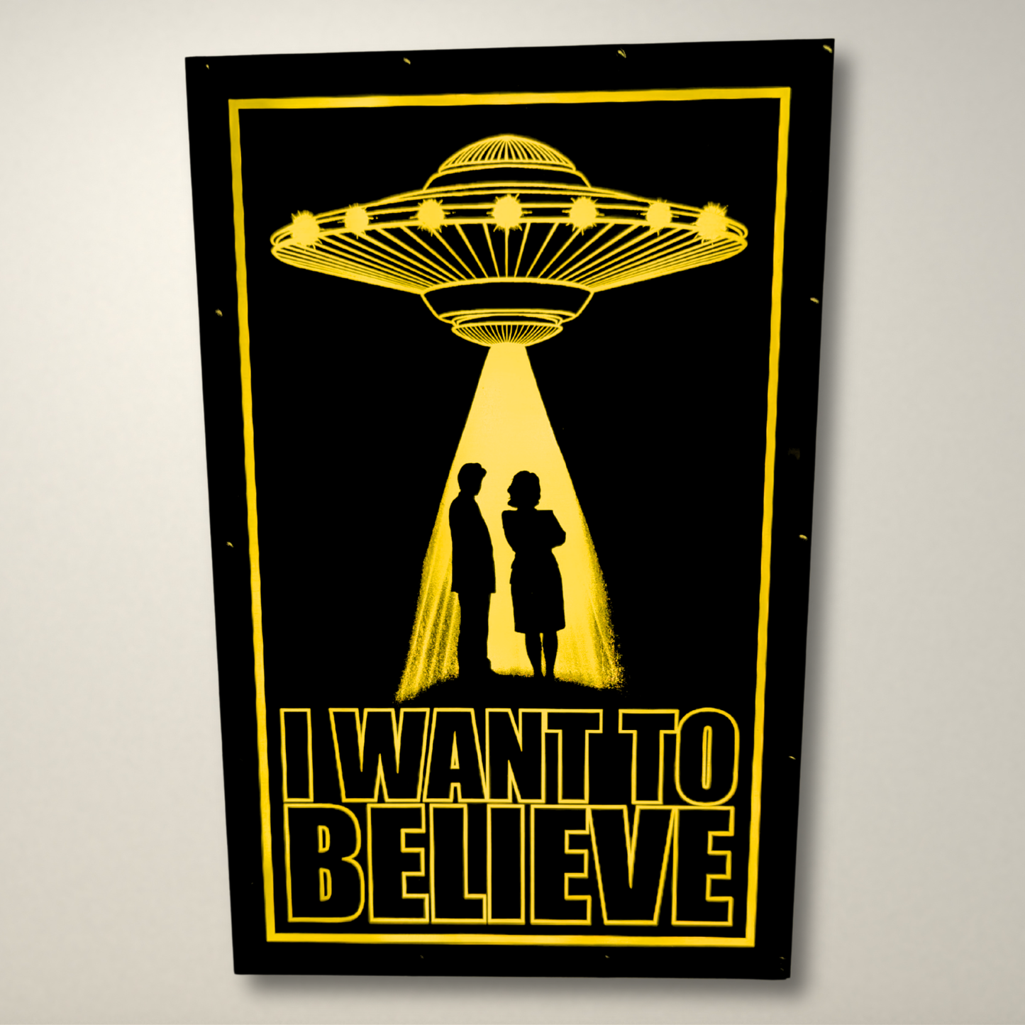 X-Files inspired LED Light Box