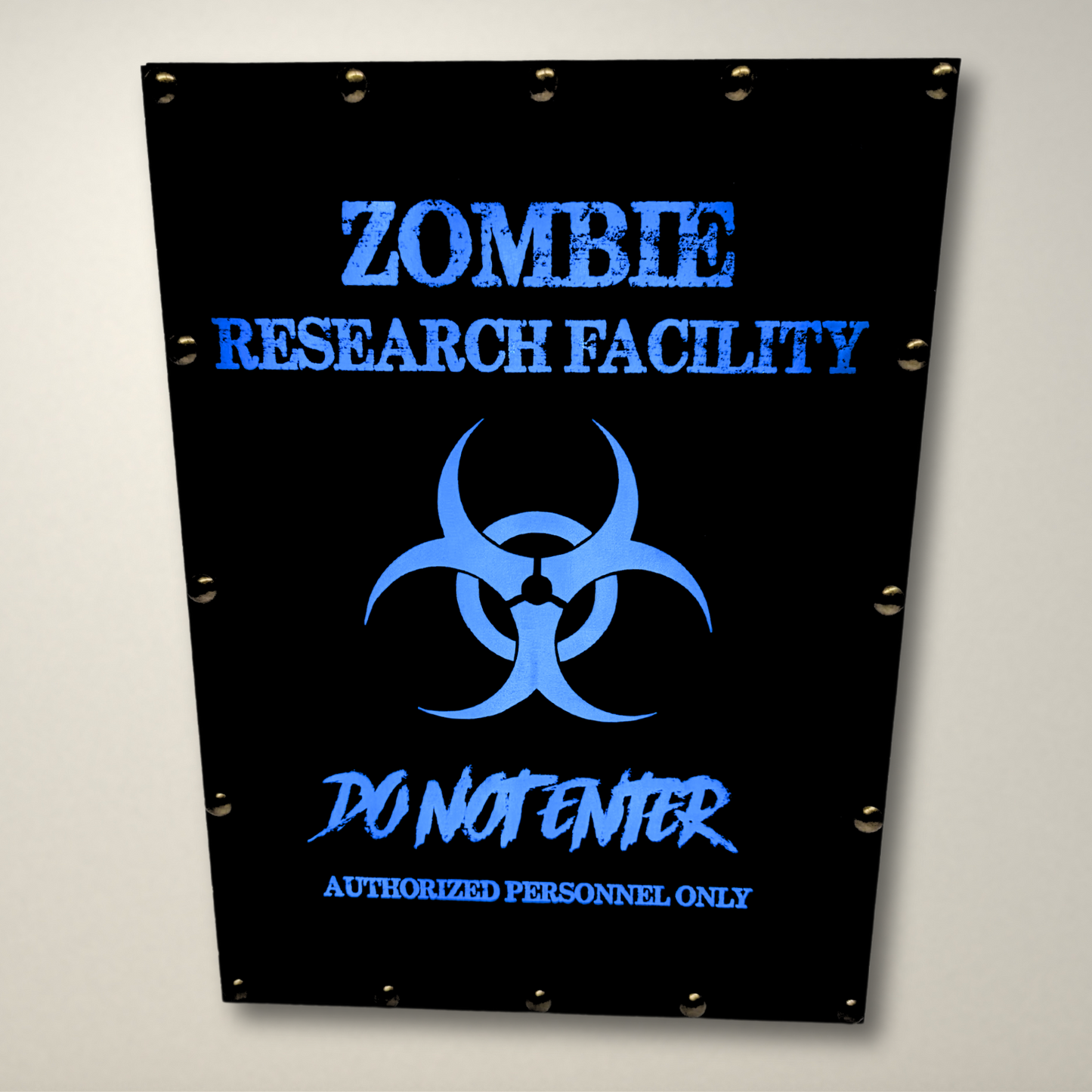 Zombie Research Facility LED Lightbox Medium