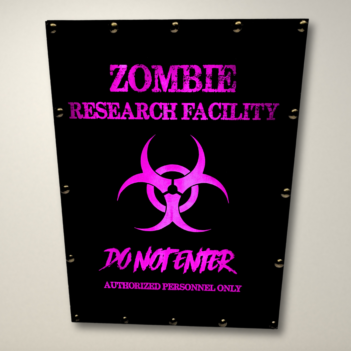 Zombie Research Facility LED Lightbox Medium