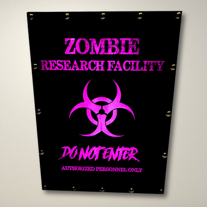 Zombie Research Facility LED Lightbox Medium
