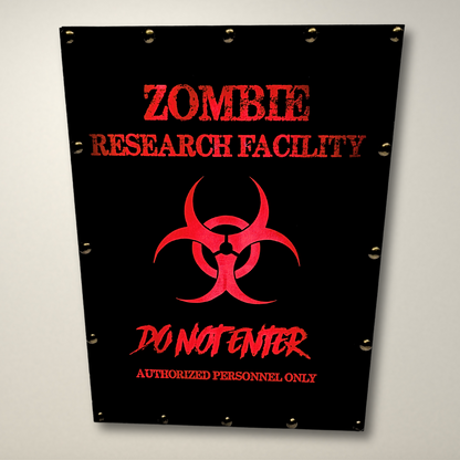 Zombie Research Facility LED Lightbox Medium