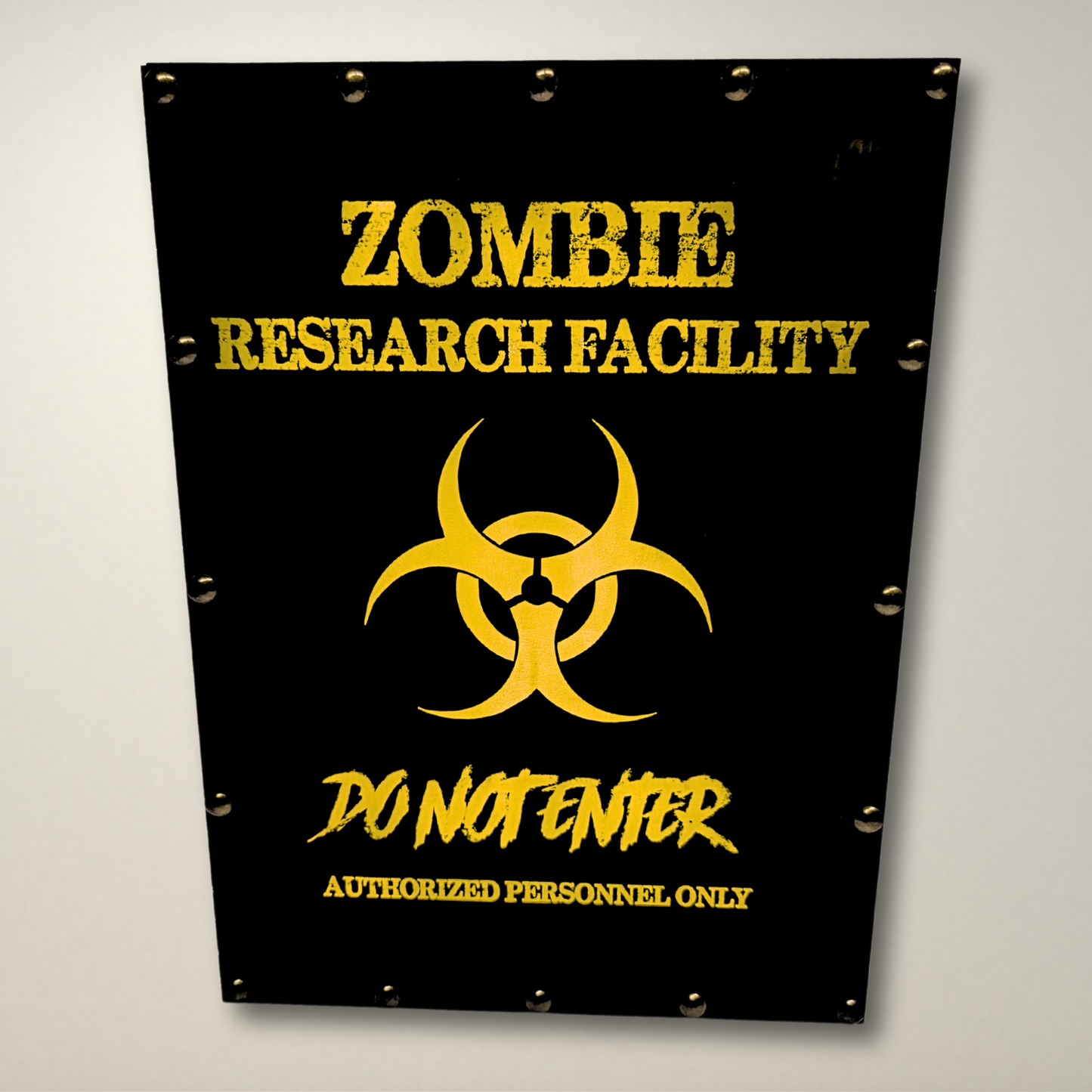 Zombie Research Facility LED Lightbox Medium
