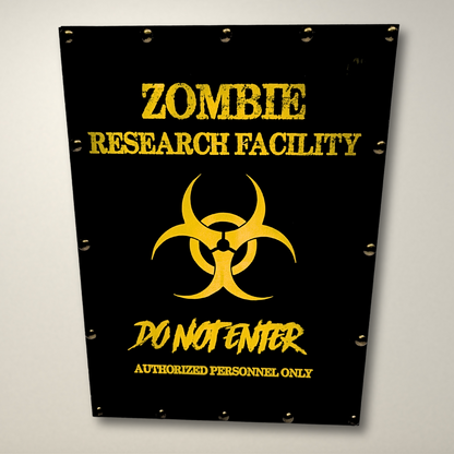 Zombie Research Facility LED Lightbox Medium